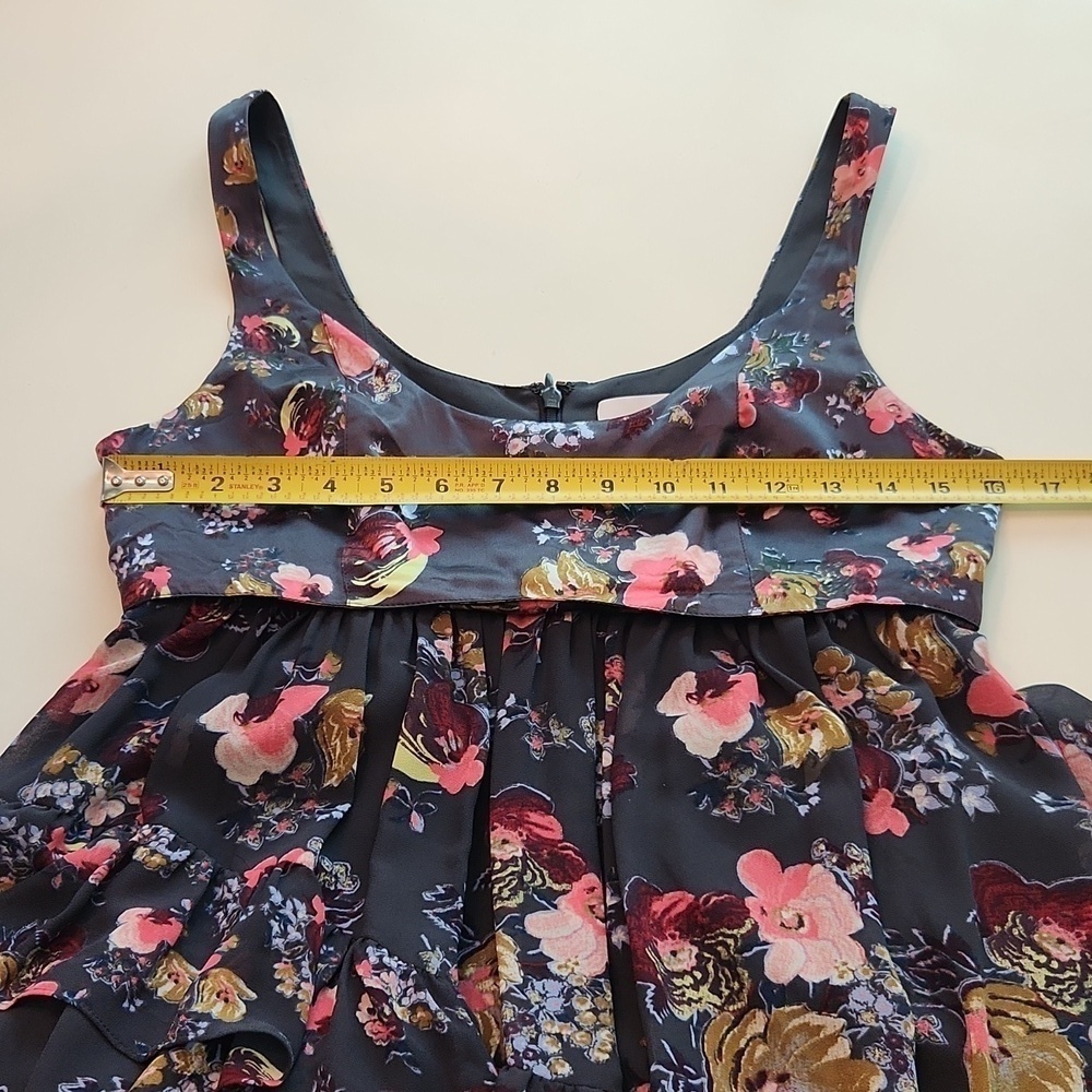 Cinq à Sept Alanis Tired ruffle Silk Dress size 0 - Picture 10 of 10